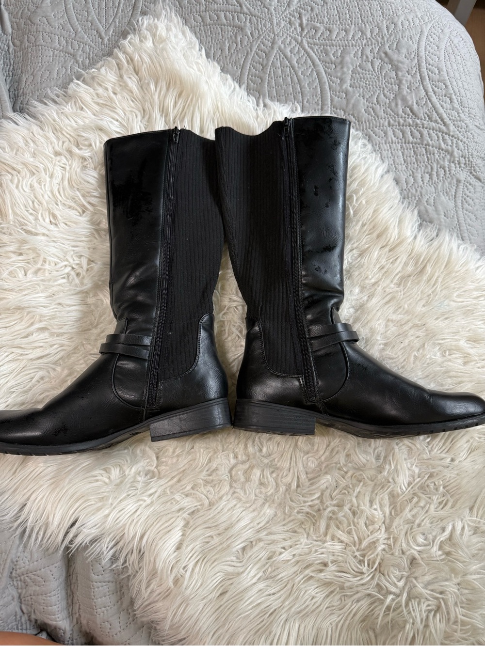 Life Stride Black XAnita Riding Boots 11 - Picture 4 of 9